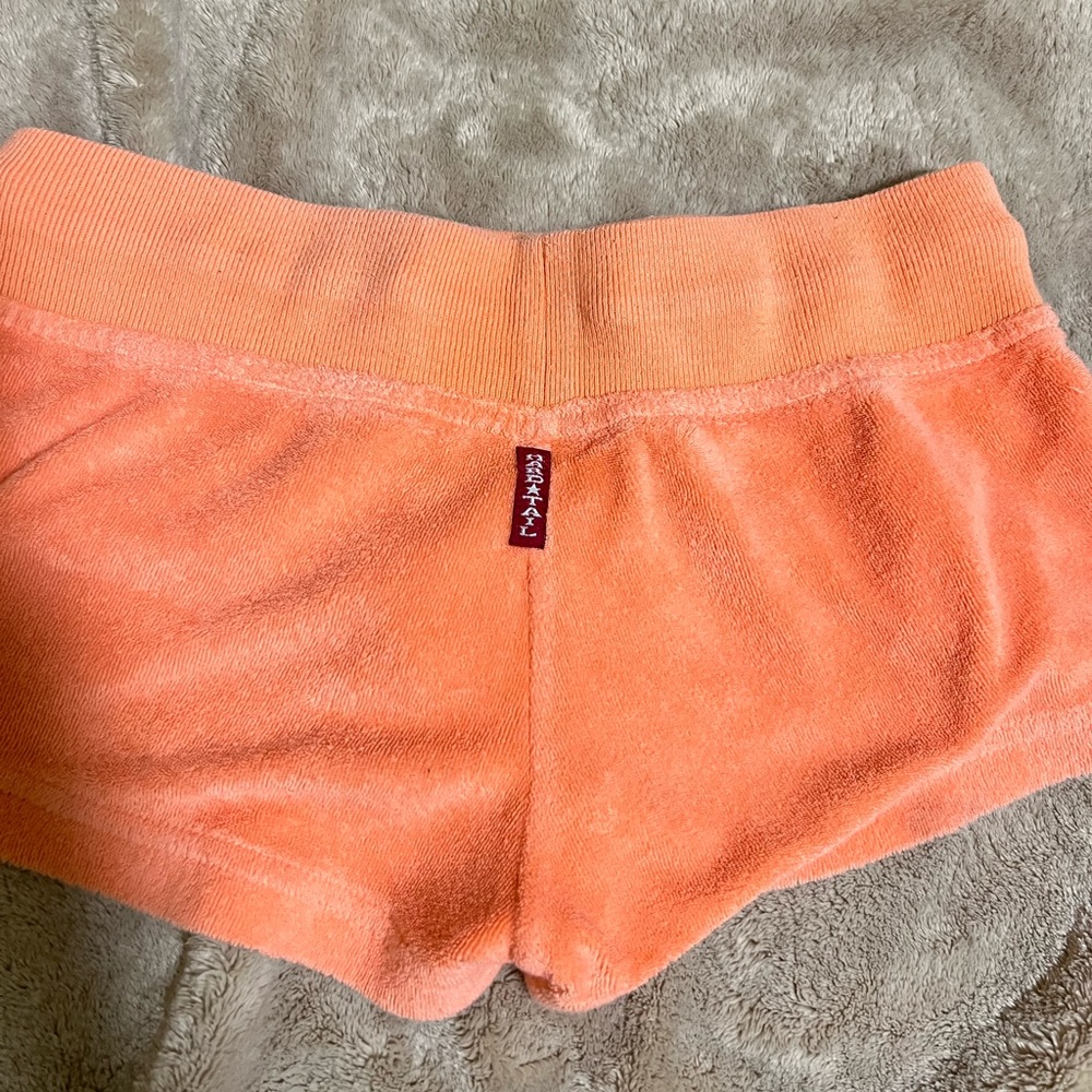 Hard tail bright orange shorts